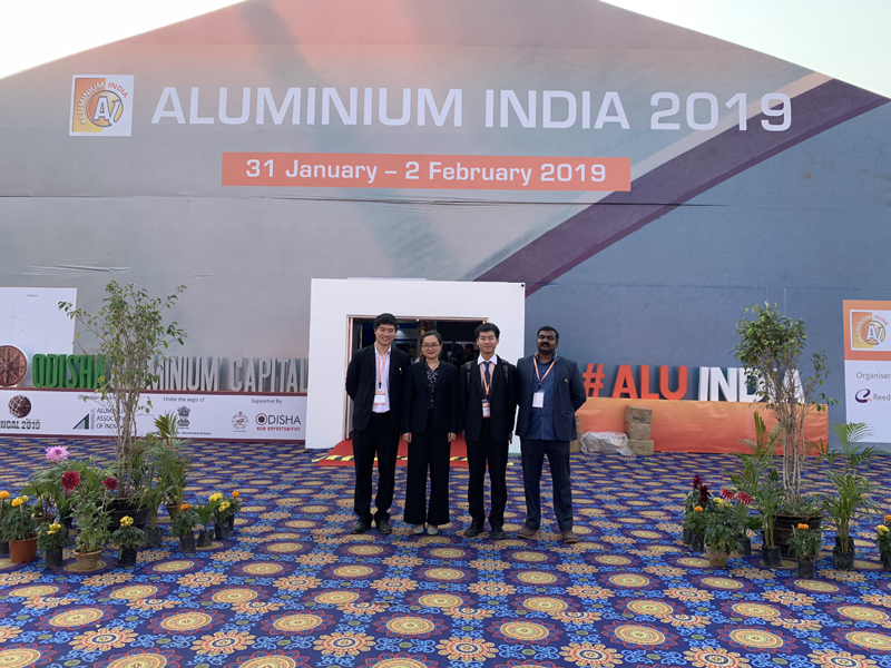 Hwapeng посещает Aluminium 2019 - международную выставку алюминиевой промышленности в Бхубанешваре Индия