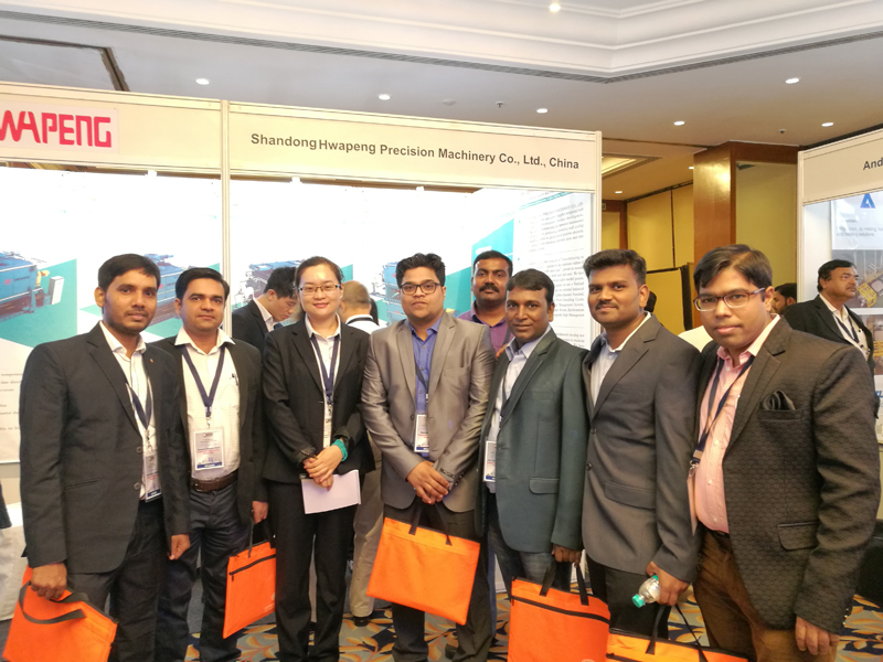 Hwapeng принимает участие в конференции на выставке IBAAS в Бомбее Индия